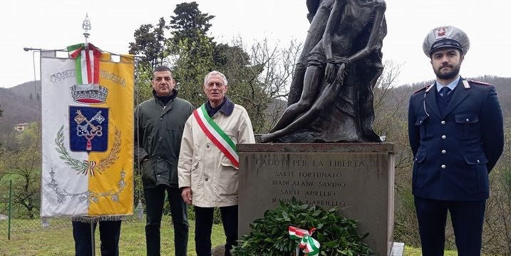 Il momento della commemorazione