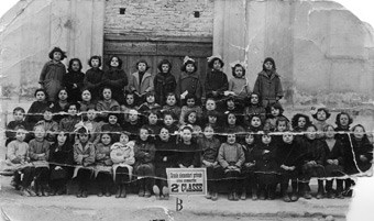 Primi del ‘900. Una scolaresca delle Suore Stimmatine