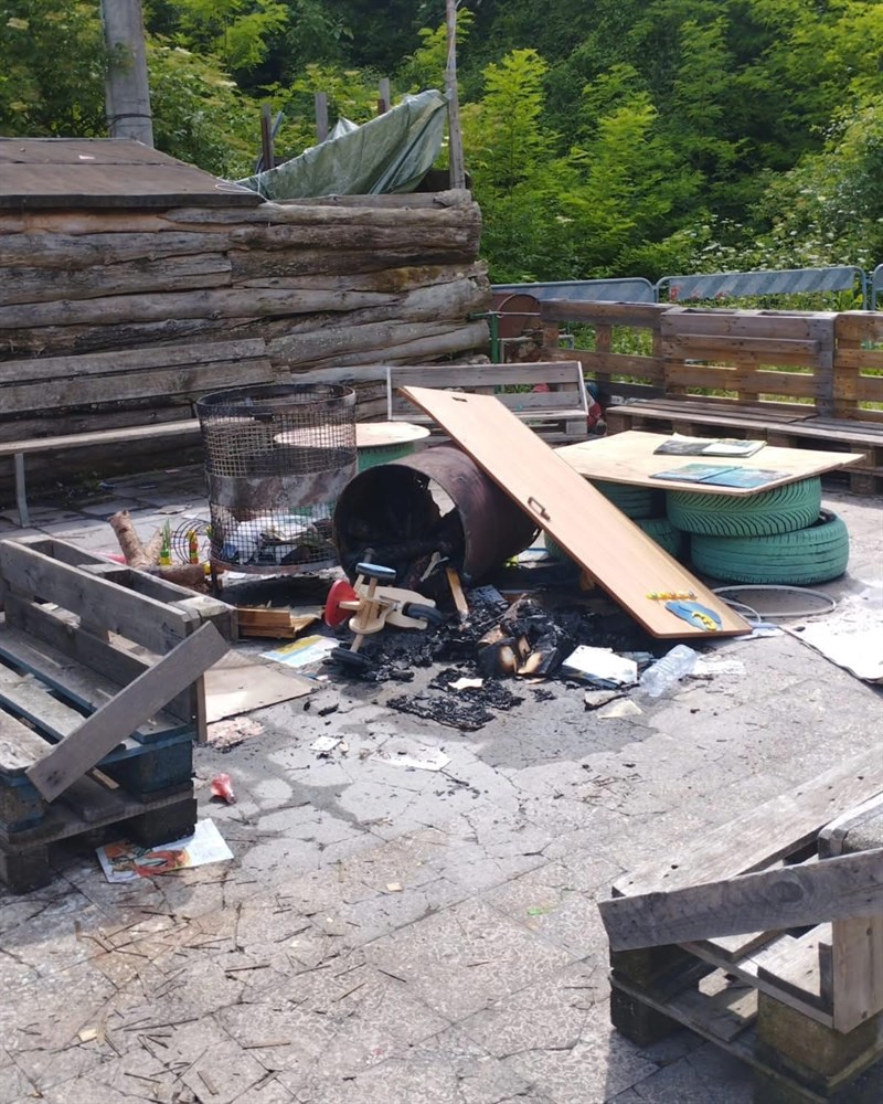 Danni dell’atto vandalico