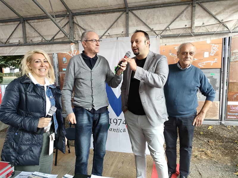 Il sindaco Paolo Omoboni e l’assessore Franco Frandiintervistati da Alessandro Masti di Radio Toscana e Stefania Guarnieri  di Radio Runners.it. 