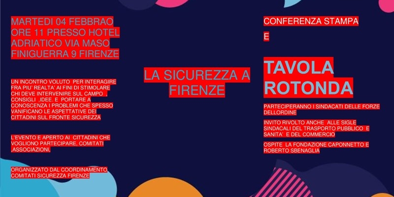 La sicurezza a Firenze