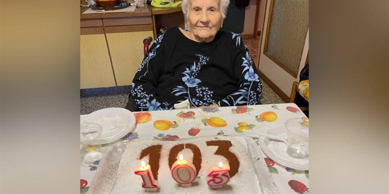 Gina Ottanelli per il suo 103esimo compleanno 