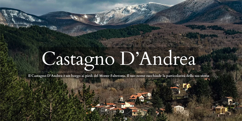 Castagno D'Andrea protagonista nel progetto "i Piccoli Borghi" promosso da Google e Anso