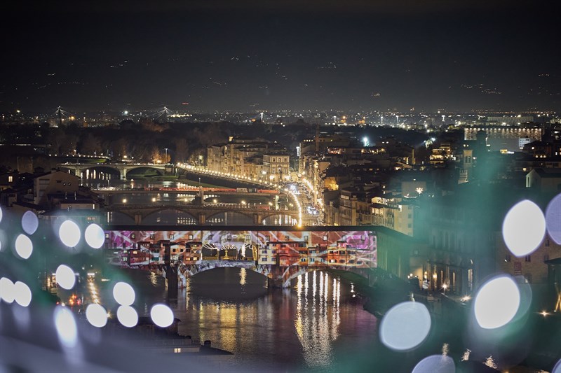 Le luminarie a Firenze