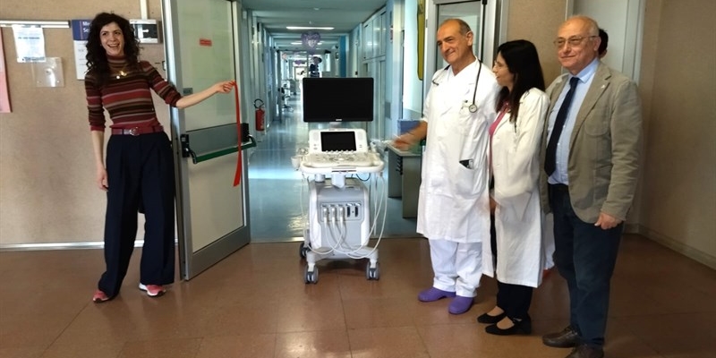 Sanità, ecografo di ultima generazione donato all’ospedale di Ponte a Niccheri