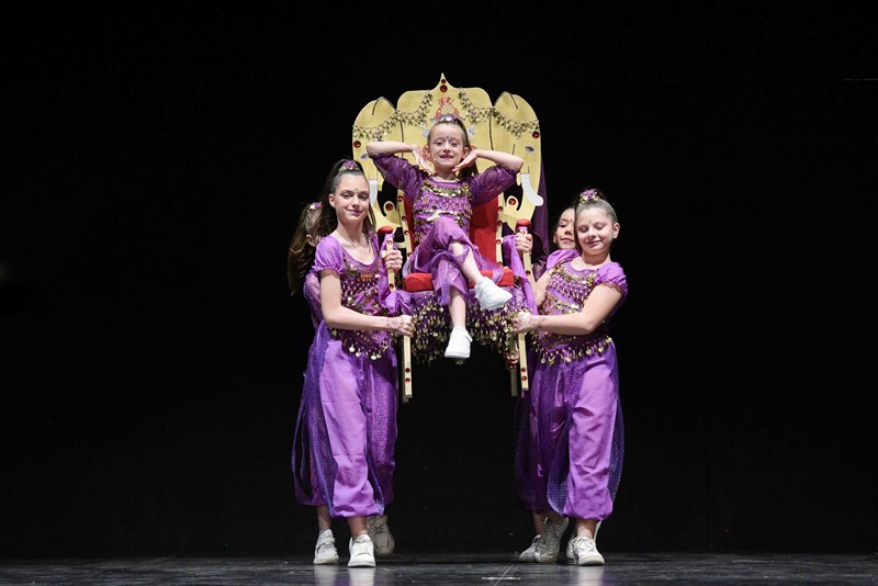 Un momento dello spettacolo