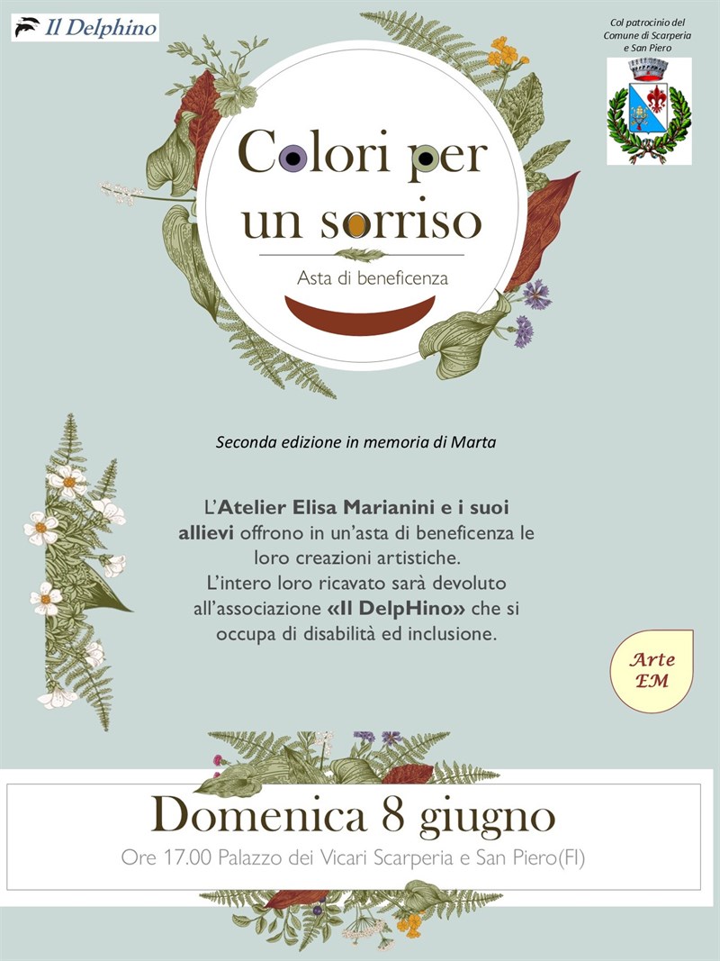 Locandina evento Colori per un sorriso