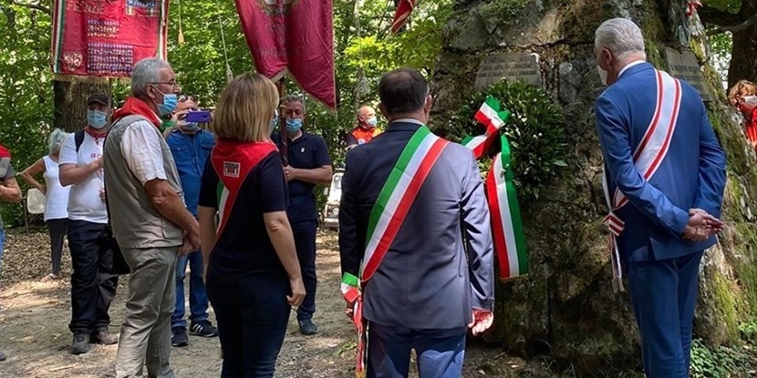 Raduno partigiani a Monte Giovi, edizione 2020