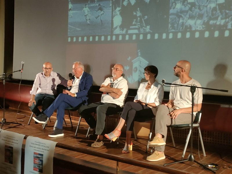 Da sinistra Claudio Carpini, Giancarlo Grossi, Mino Banti, Sara Di Maio e Lorenzo Nardini.