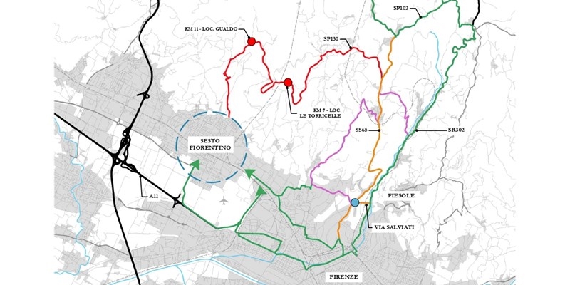 Messa in sicurezza della Sp 130 di Monte Morello