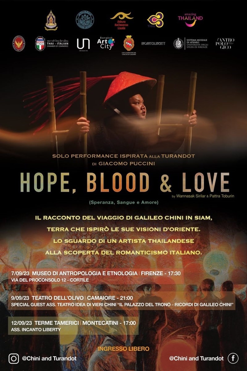 La locandina del Teatro Idea a Camaiore  