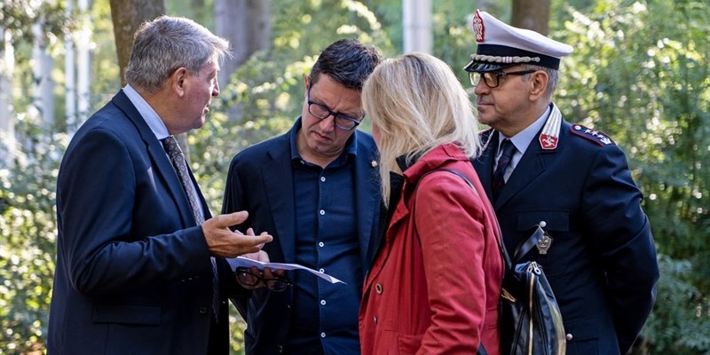 Il sopralluogo alle Cascine
