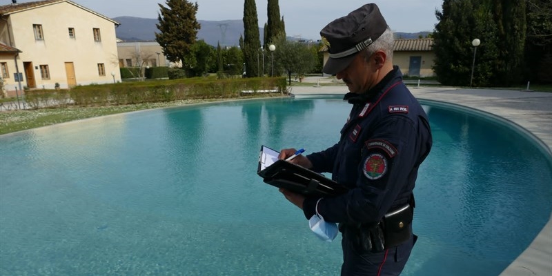 I controlli dei Carabinieri Forestali a Calenzano