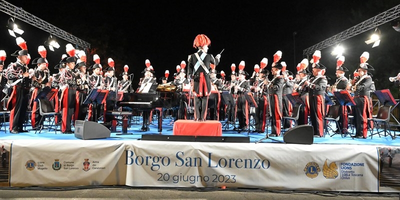 Concerto Banda dei Carabinieri nel 2023