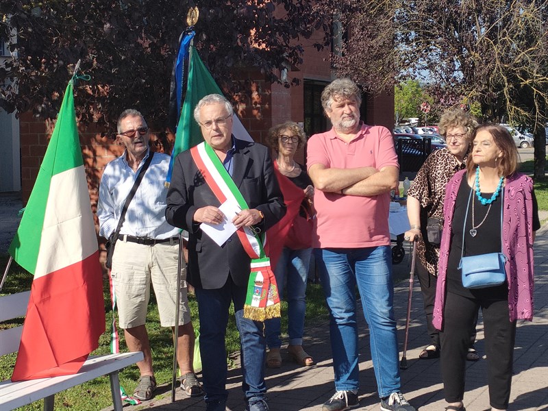 L’intervento del sindaco Leonardo Romagnoli 