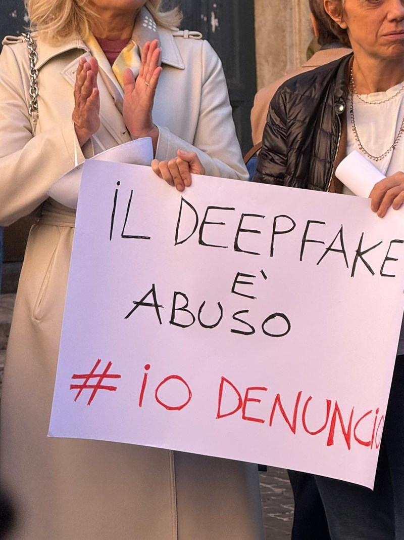 Un momento del flash mob