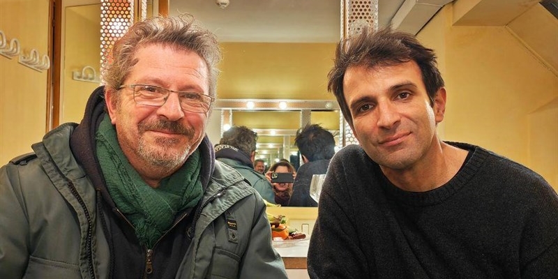 Uno scatto con il protagonista Luigi d’ Elia 