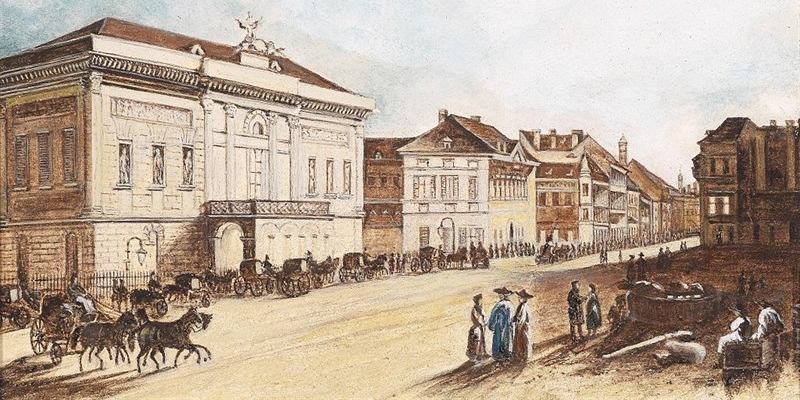 1787, si espone per la prima volta il tricolore a Modena