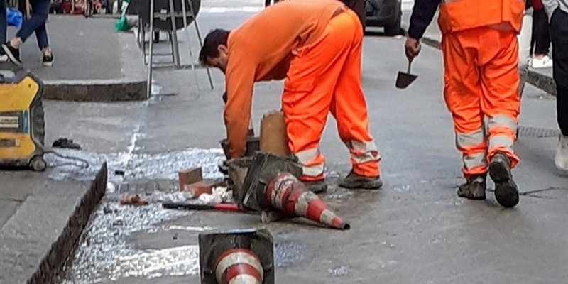Lavori nelle strade