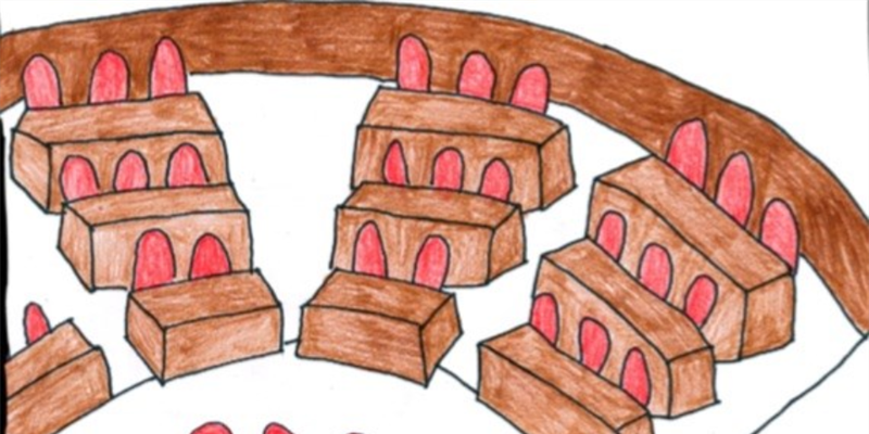 Uno dei disegni sulla vita di Giacomo Matteotti