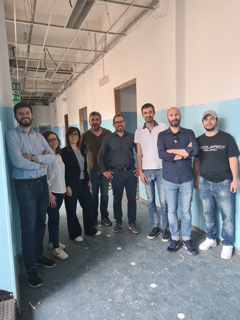 Lavori alla scuola De Amicis a Pontassieve 