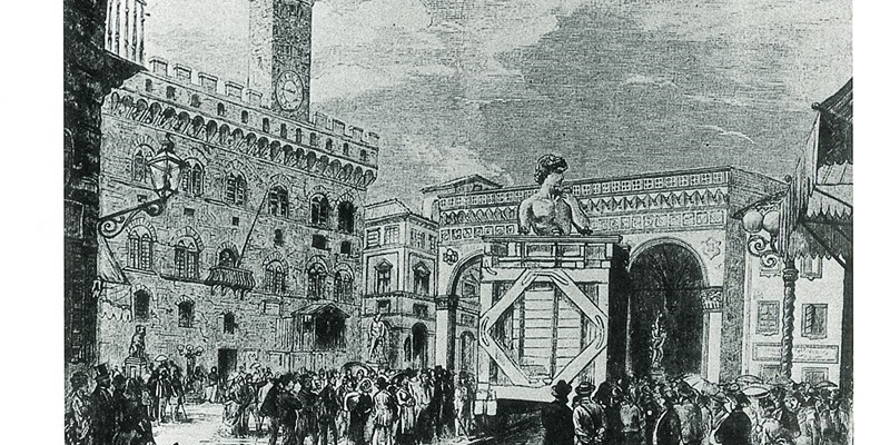 Lo spostamento del Davi di 150 anni fa