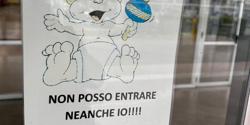 Vietato l'ingresso ai neonati