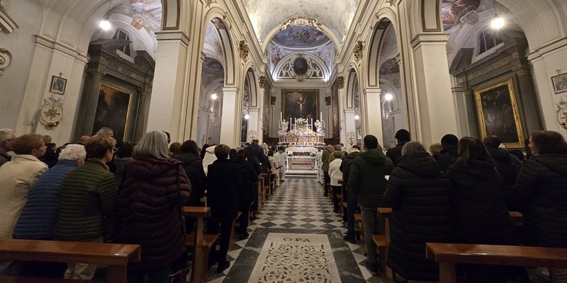 Interno della Pieve di Castelfiorentino 
