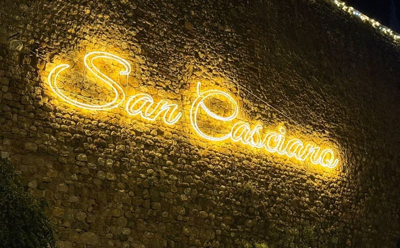 Luminarie accese a San Casciano