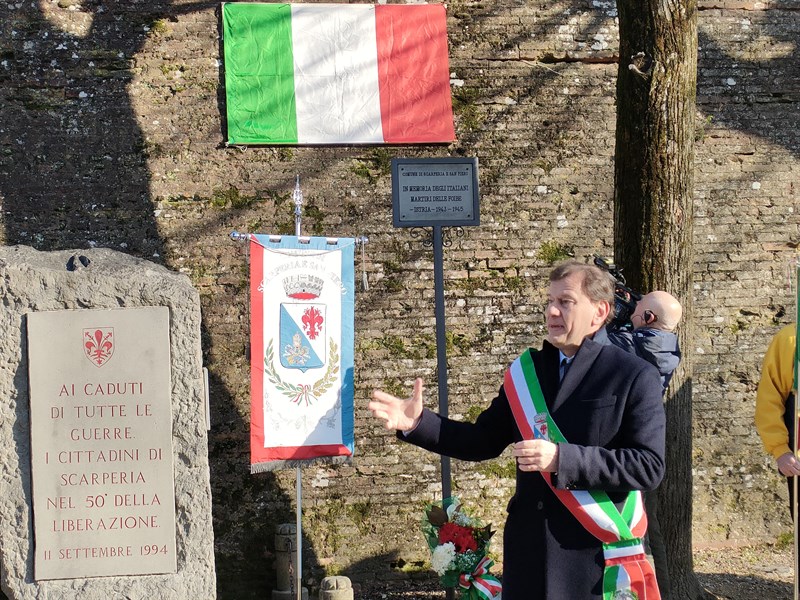 L’intervento del sindaco Federico Ignesti