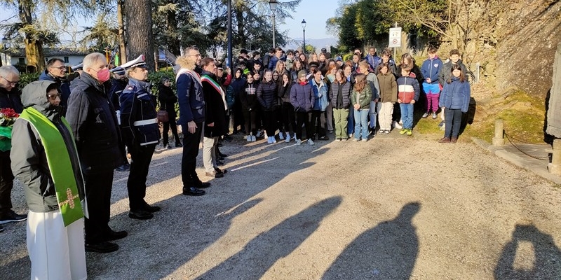 Un momento della cerimonia