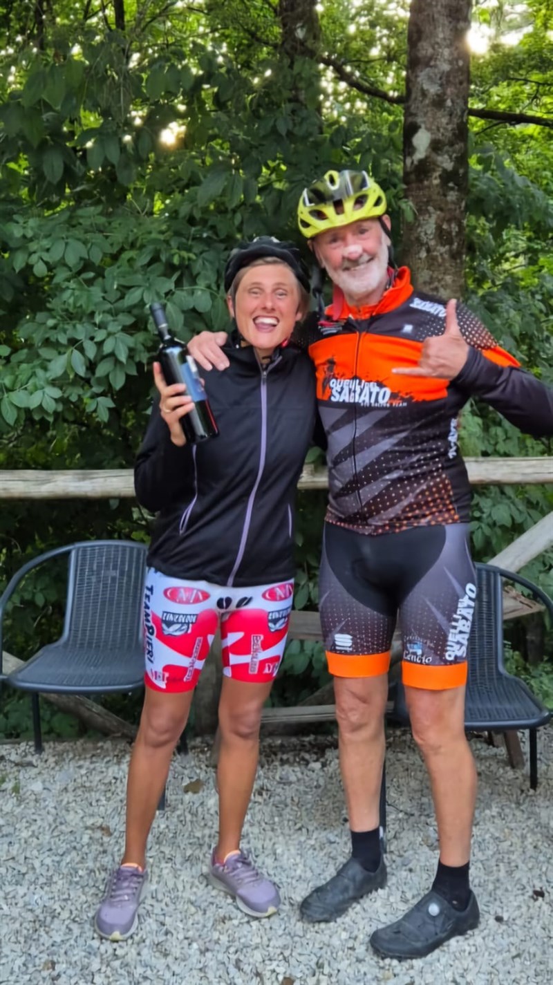 Giulia Nardoni  con il  “Conte” Leopoldo Brandaglia. 