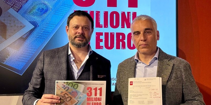 Petrucci e Fantozzi in conferenza stampa