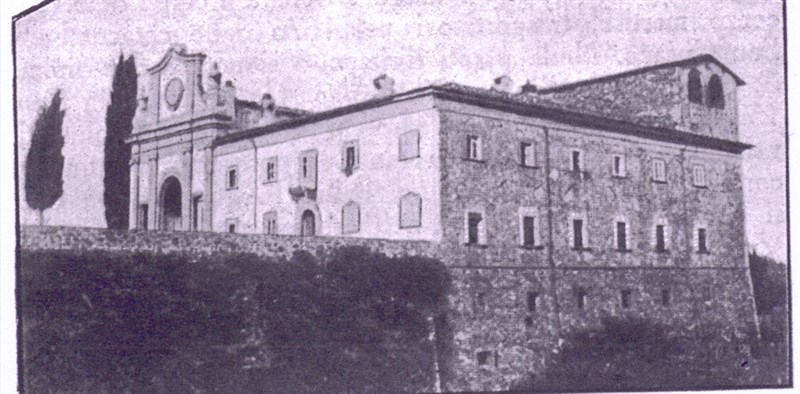 La Badia di Vigesimo nel 1908 circa.