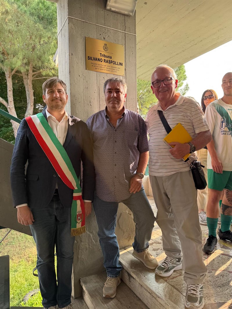 Un momento della cerimonia