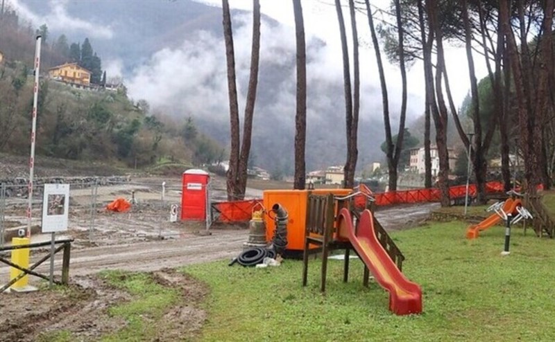 lavori in corso al lago