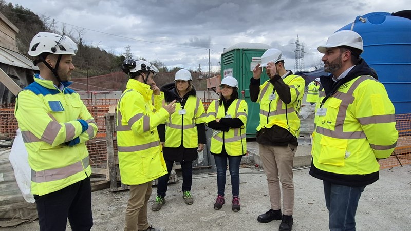 Visita dell'amministrazione comunale di Rignano alla nuova Galleria San Donato
