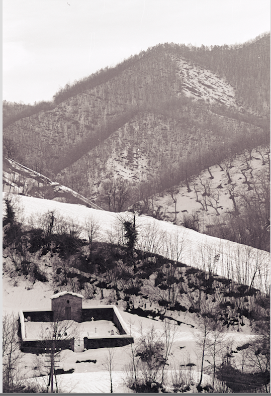 Il cimitero negli anni 70