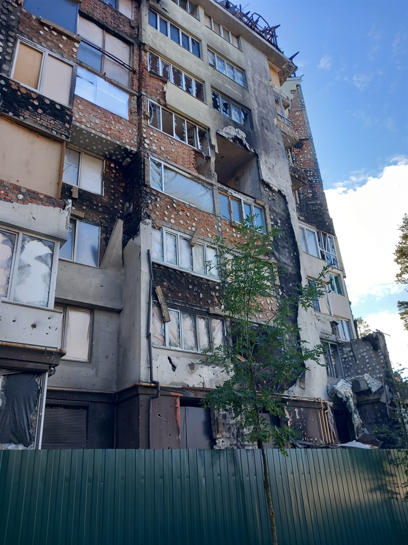 La ricostruzione è cominciata subito poco dopo la liberazione dagli Orchi