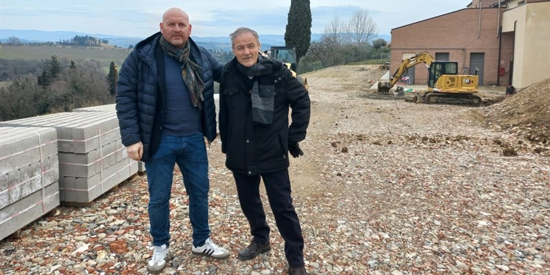 Il sopralluogo a Bustecca di sindaco e assessore