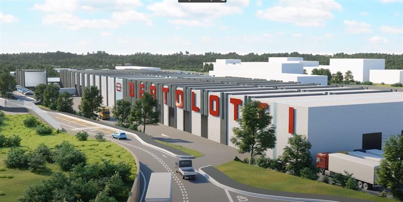 Rendering e planimetrie nuovo polo industriale di Pontassieve Bertolotti Rail