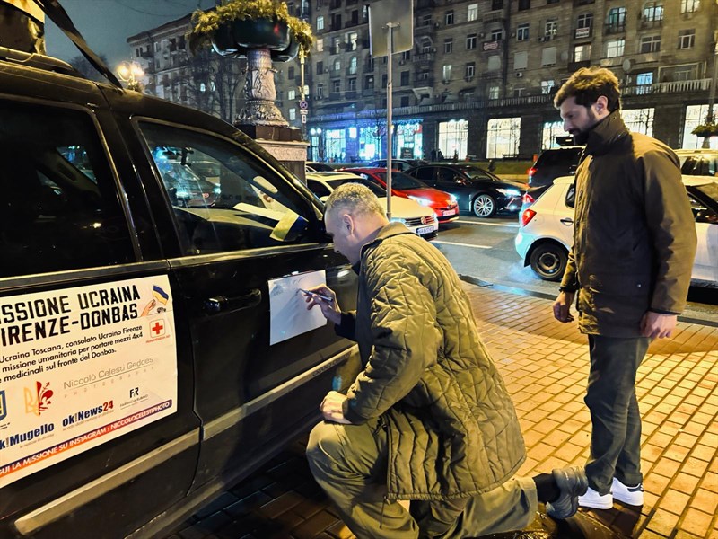 La firma del Sindaco Vitalij Klyčko