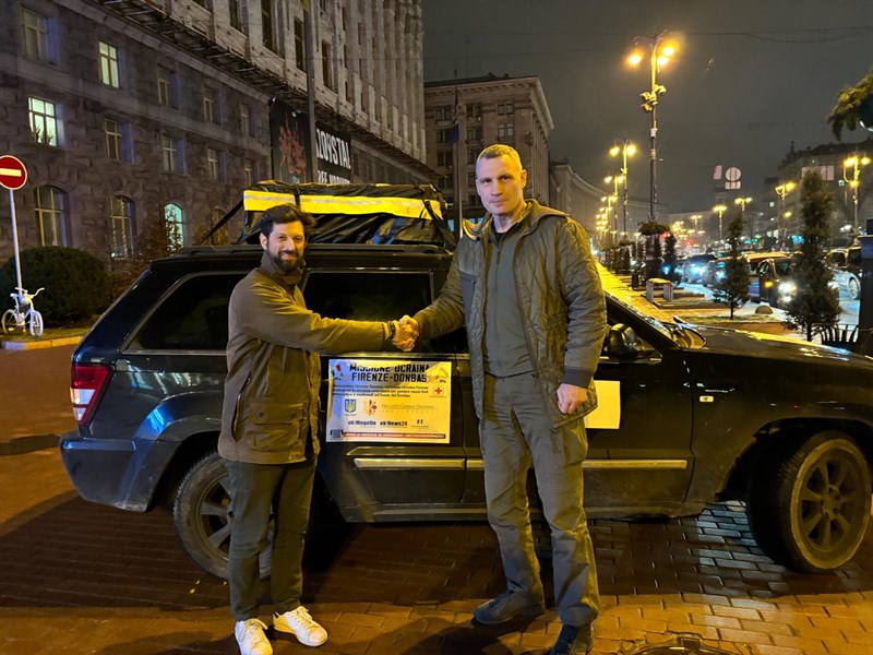 Celesti con il Sindaco di Kyiv Vitalij Klyčko