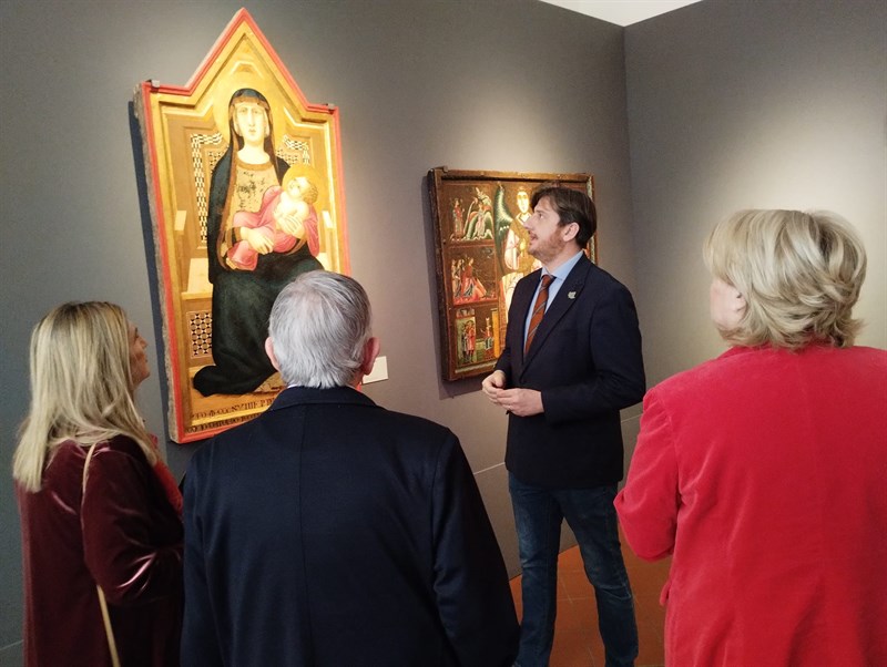 Gli ospiti e il sindaco Ciappi