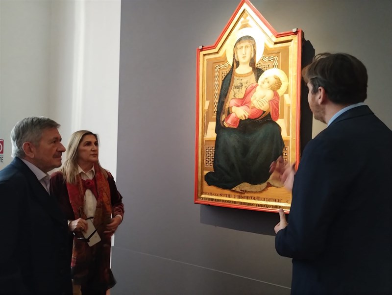 Gli ospiti e il sindaco Ciappi