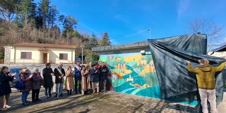Inaugurato il murale dedicato a Rolando Mensi