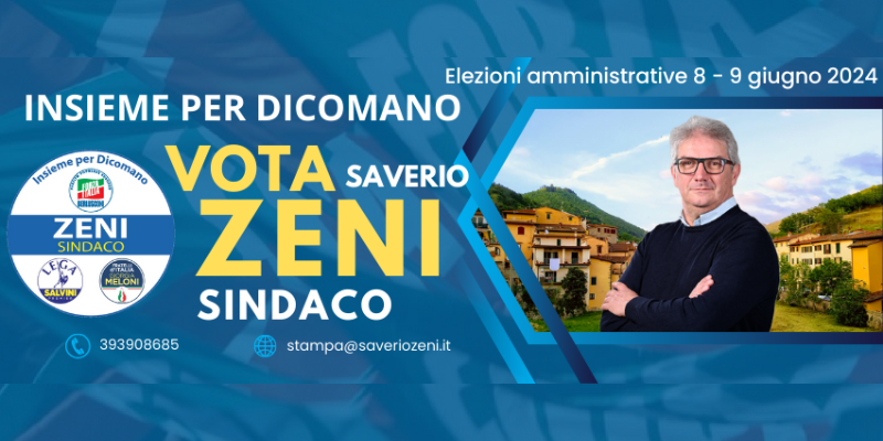 Elezioni 2024: Saverio Zeni un nuovo capitolo per Dicomano, un futuro di possibilità