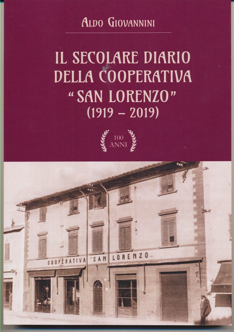 Il frontespizio del libro sulla storia della Cooperativa San Lorenzo.