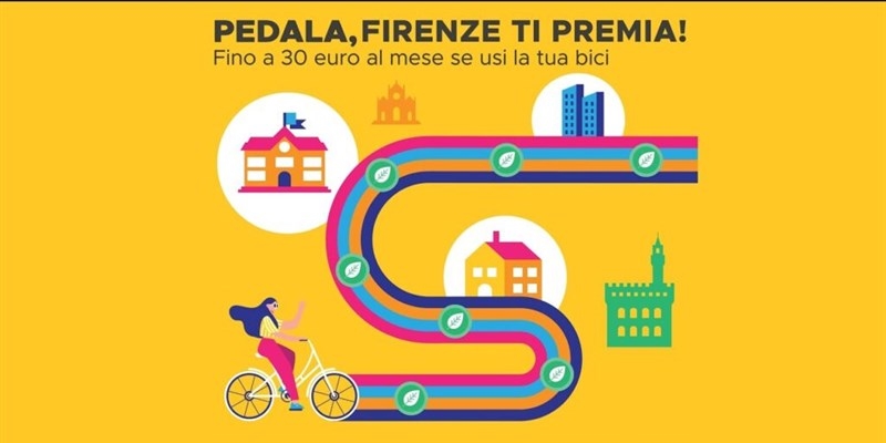 Progetto "Pedala, Firenze ti premia". Piccoli passi in avanti per un futuro con meno inquinamento