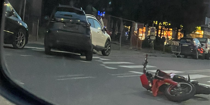 Una foto dell'incidente